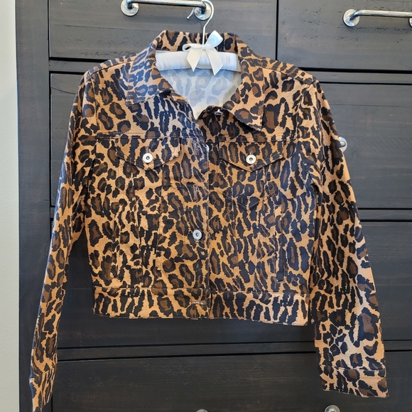 Miu Miu Denim Jacket Leopard print - Picture 3 of 11